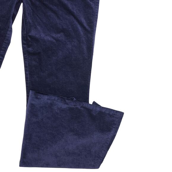 Umgee Pants Womens Large Navy Blue Flare Elastic Waist Pull On - Picture 6 of 13